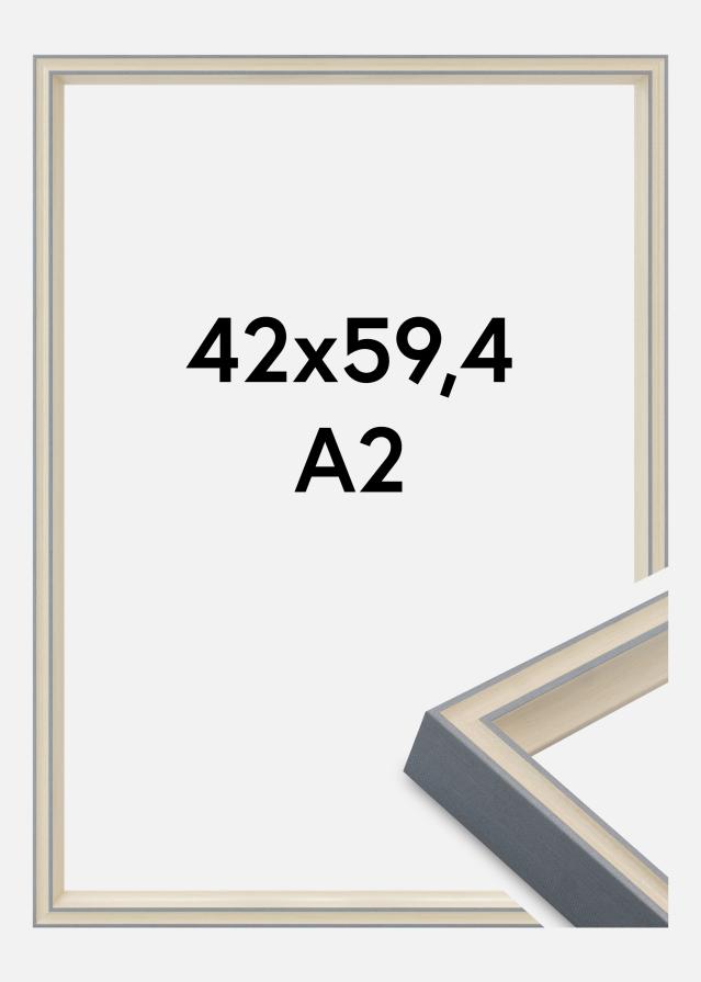 Ramme Riga Akrylglas Grå 42x59,4 cm (A2)