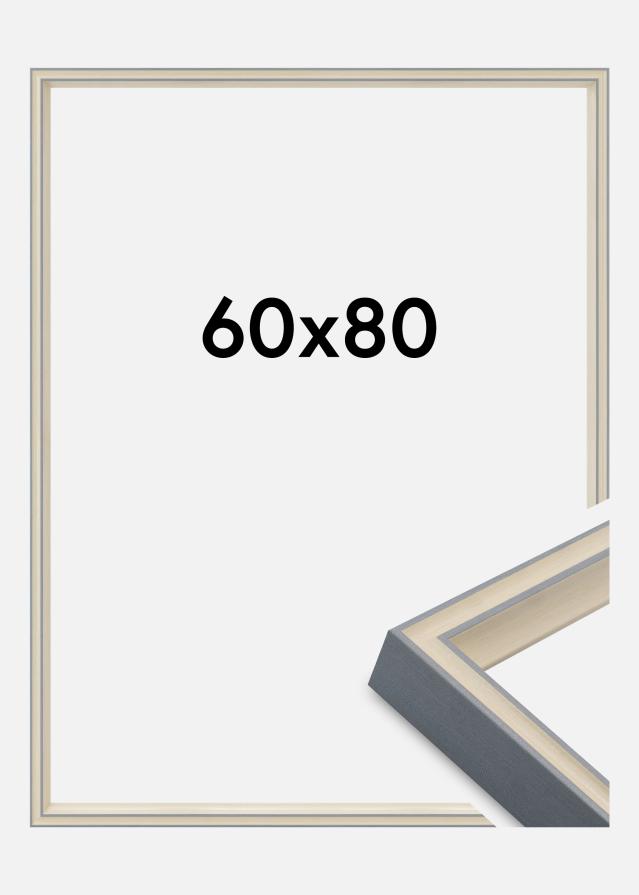 Ramme Riga Akrylglas Stone White / Bluish Grey 60x80 cm