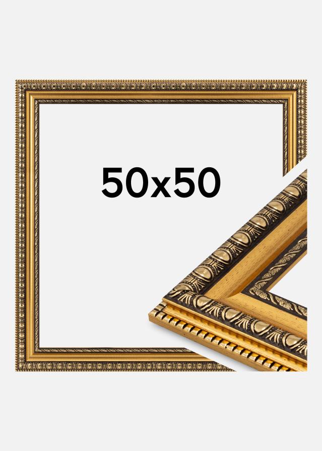 Ramme Ornato Akrylglas Gold 50x50 cm