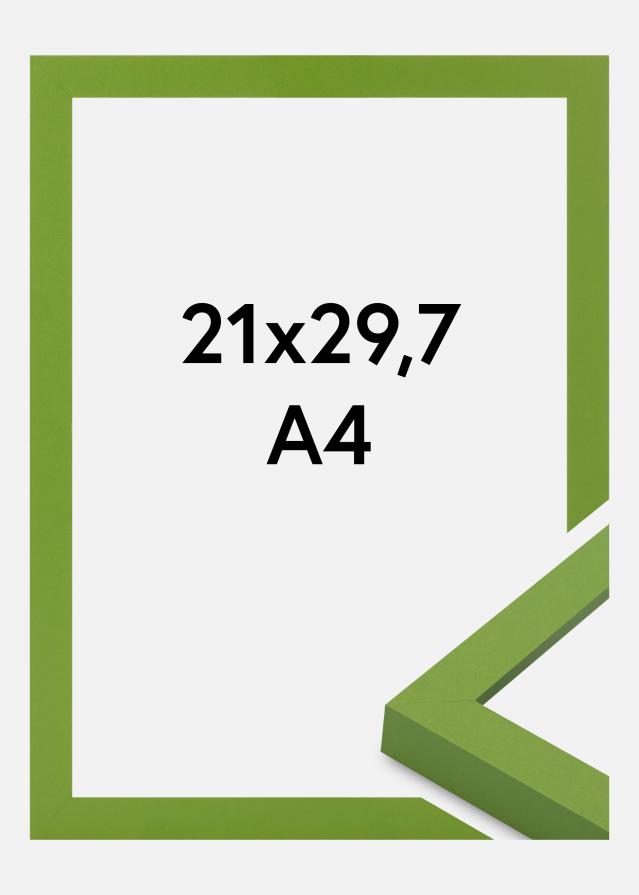 Ramme Selection Akrylglas Lime Green 21x29.7 cm (A4)