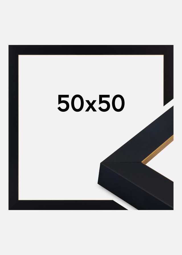 Ramme Sussex Akrylglas Sort/Guld 50x50 cm