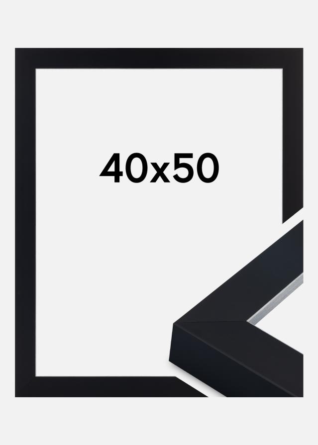 Ramme Sussex Akrylglas Sort/Sølv 40x50 cm