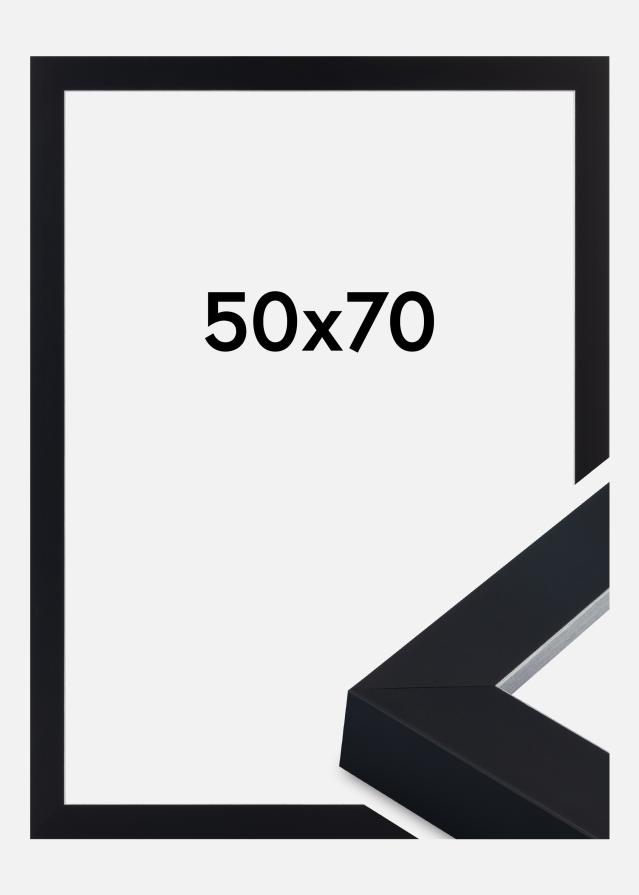 Ramme Sussex Akrylglas Sort/Sølv 50x70 cm