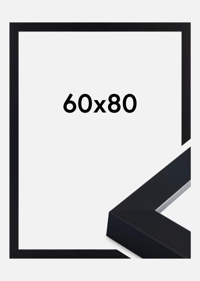 Ramme Sussex Akrylglas Sort/Sølv 60x80 cm