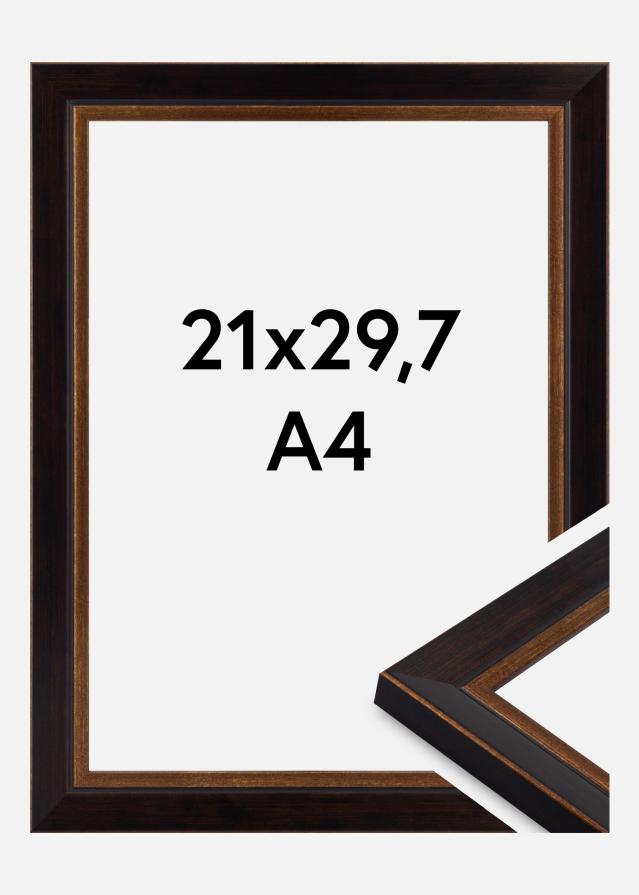 Ramme Apex Akrylglas Black / Mahogany 21x29.7 cm (A4)