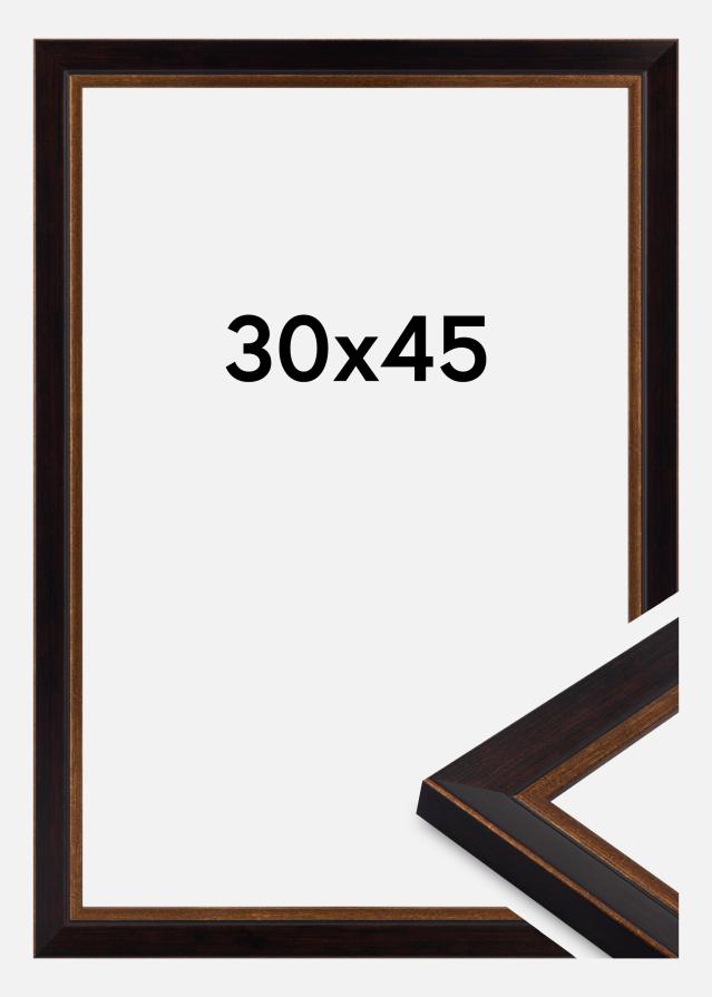 Ramme Apex Akrylglas Black / Mahogany 30x45 cm