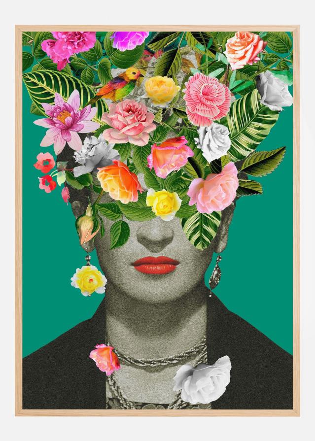 Floral Frida Plakat