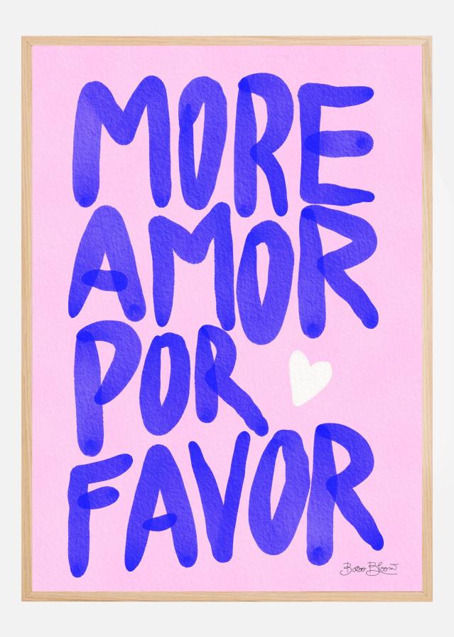 More Amor Por Favor Plakat