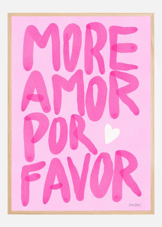 More Amor Por Favor Plakat