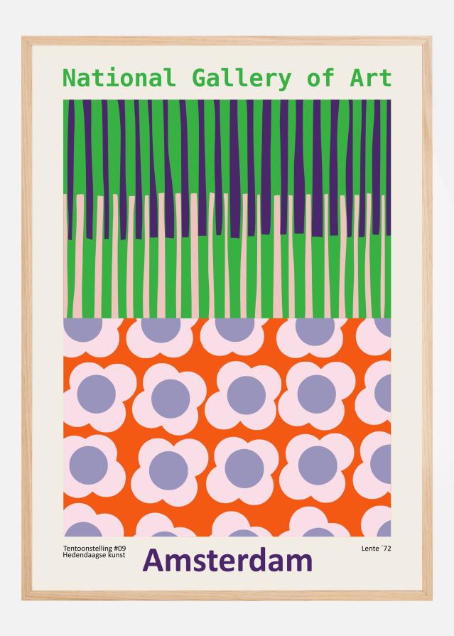 National Gallery of Art Amsterdam Plakat