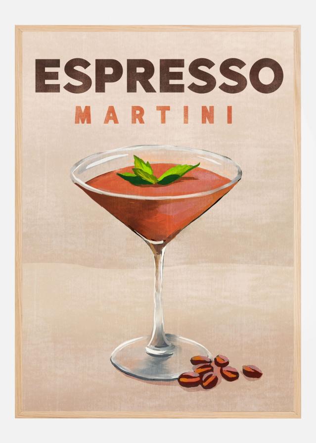 Espresso Martini Cocktail Bar Decor Plakat