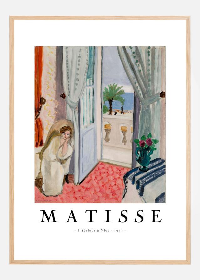 IntAcrieur An Nice - Henri Matisse Plakat