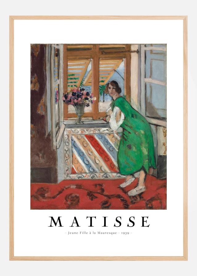 Jeune Fille a La Mauresque 1939 - Henri Matisse Plakat