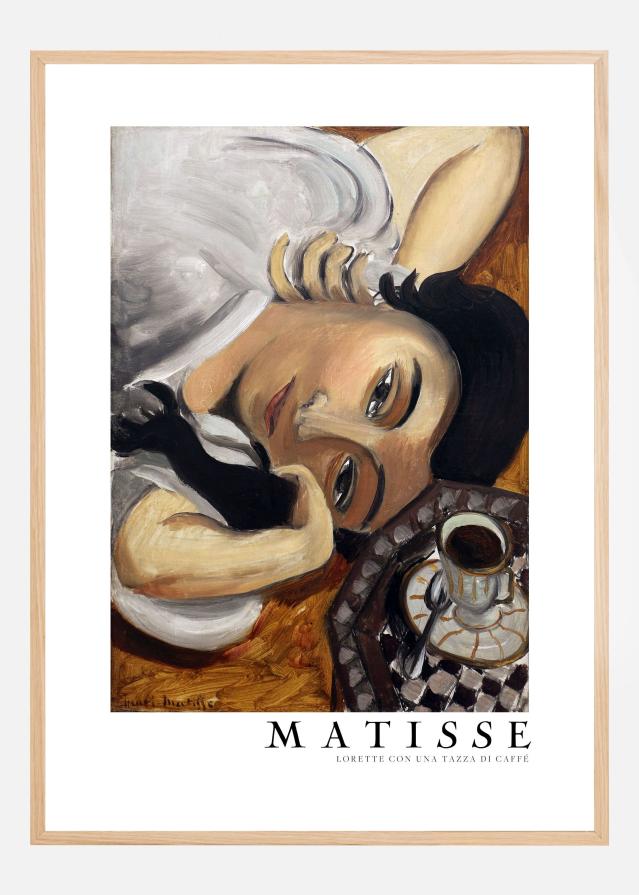 Lorette Con Una Tazza Di Caffe 1916 Boarder - Henri Matisse Plakat