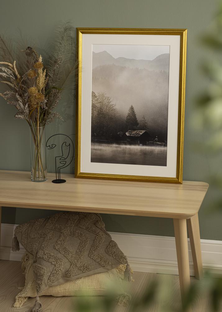 Ramme Västkusten Akrylglas Guld 12x36 inches (30,48x91,44 cm)