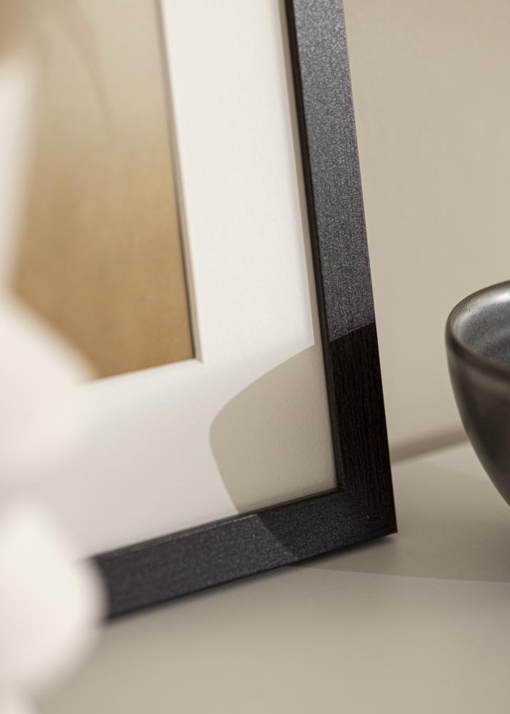 Ramme Stilren Wenge 40x50 cm - Passepartout Hvid 30x40 cm