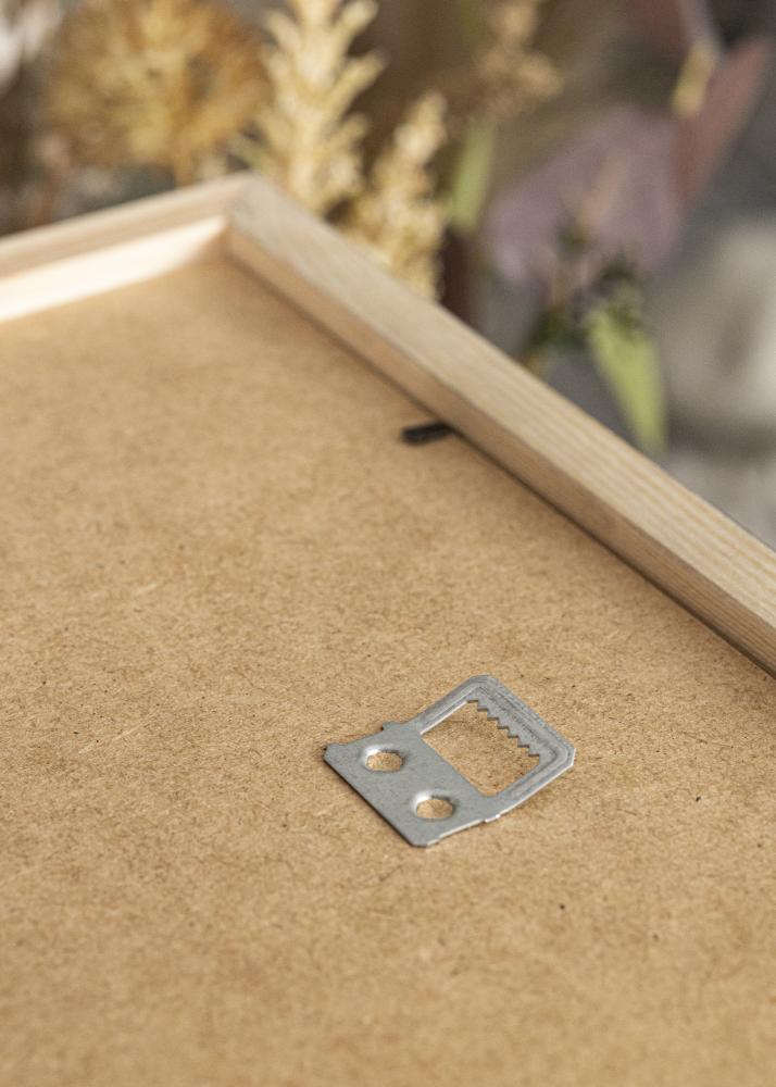 Ramme Stilren Sort 60x70 cm - Passepartout Hvid 50x56 cm
