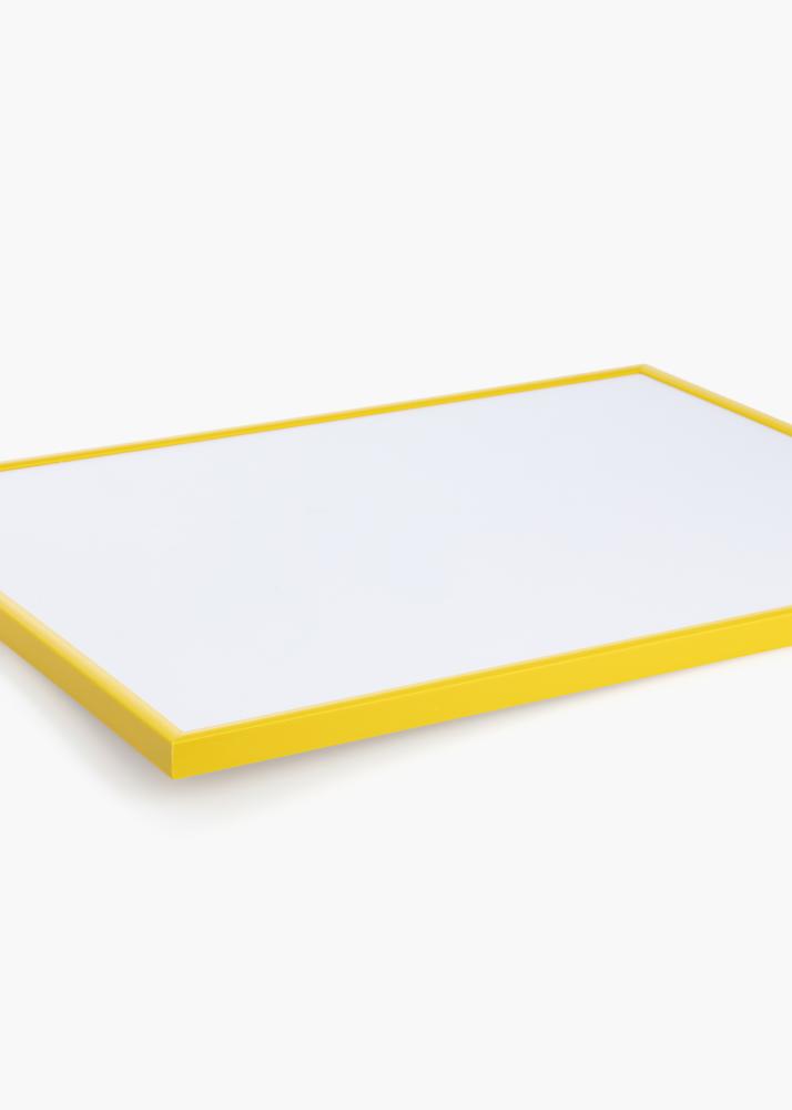 Ramme New Lifestyle Gul 42x59,4 cm - Passepartout Hvid 25x38 cm