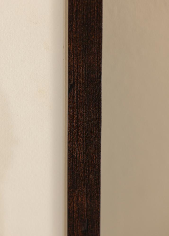 Ramme BGA Classic Valnød 59,4x84 cm - Passepartout Hvid 47x75 cm