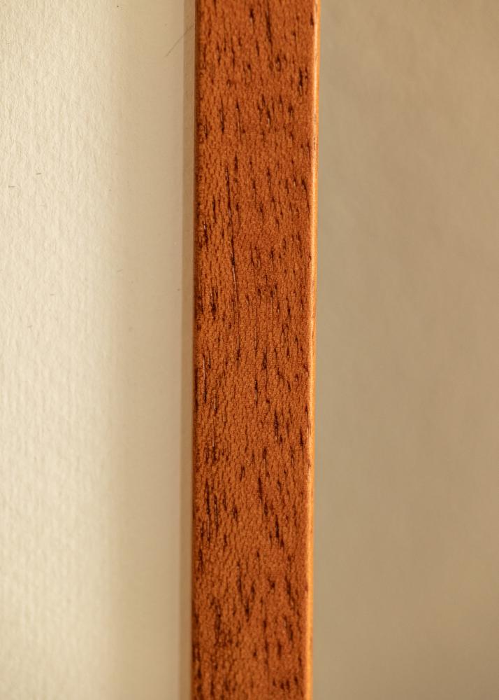 Ramme Ares Kirsebær 40x50 cm - Passepartout Hvid 30x38 cm
