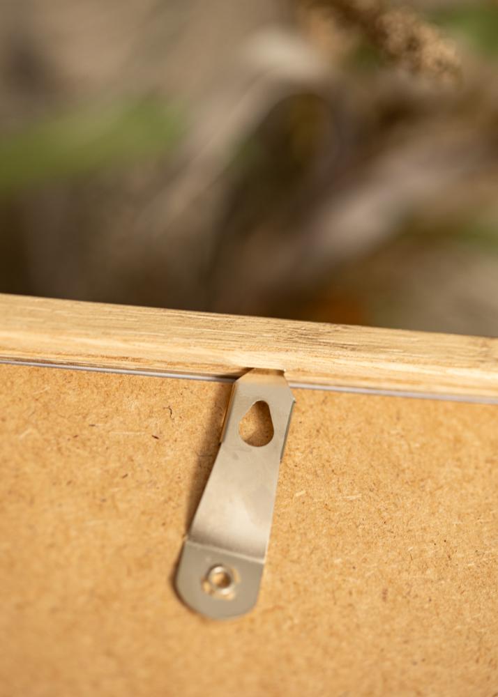 Ramme Ares Naturlig Eg 28x35 cm - Passepartout Hvid 7x10 inches