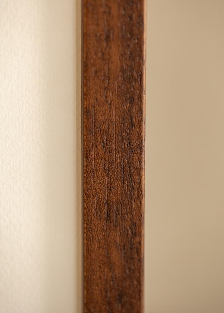 Ramme Hermes Teak 24x30 cm - Passepartout Hvid 7x9 inches