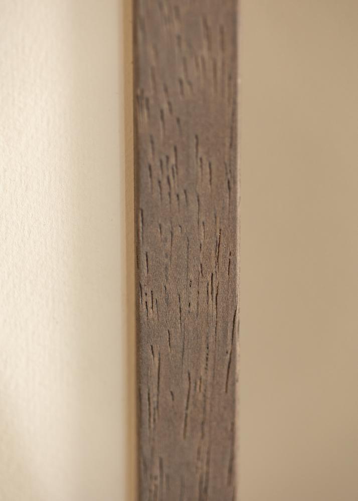 Ramme Hermes Grå 45x60 cm - Passepartout Hvid 30x45 cm