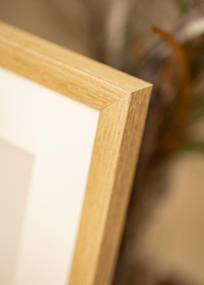 Ramme Hermes Naturlig Eg 45x60 cm - Passepartout Hvid 13x19 inches