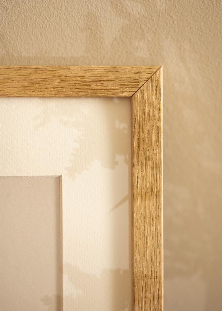 Ramme Hermes Naturlig Eg 45x60 cm - Passepartout Hvid 13x19 inches