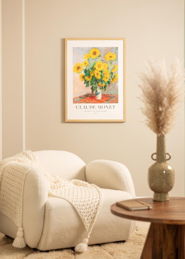 Ramme Hermes Naturlig Eg 45x60 cm - Passepartout Hvid 13x19 inches