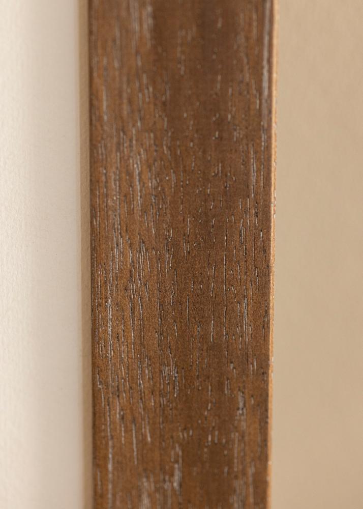 Ramme Juno Grå 70x100 cm - Passepartout Hvid 59,4x84 cm