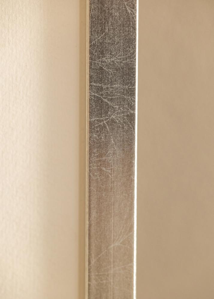 Ramme Minerva Sølv 45x60 cm - Passepartout Hvid 13x19 inches