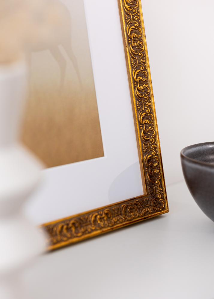 Ramme Amber Akrylglas Guld 40x60 cm