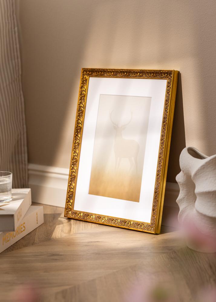 Ramme Amber Akrylglas Guld 40x60 cm