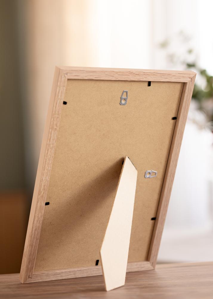Ramme Tidlös Massiv Eg 20x30 cm - Passepartout Hvid 15x21 cm