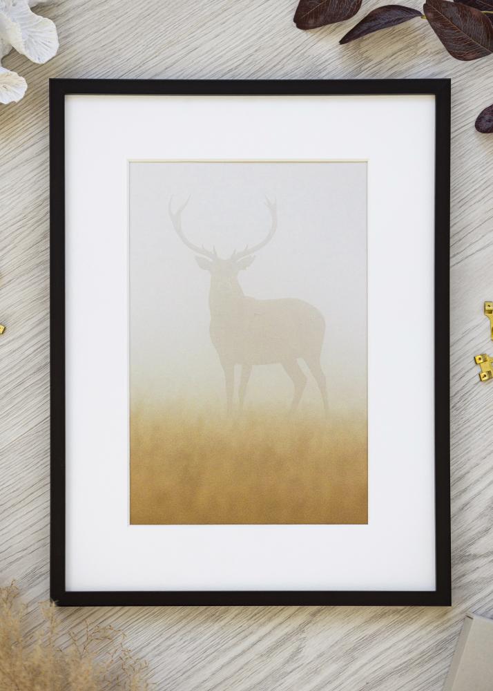 Billedramme Sort Smal 60 x 80 cm