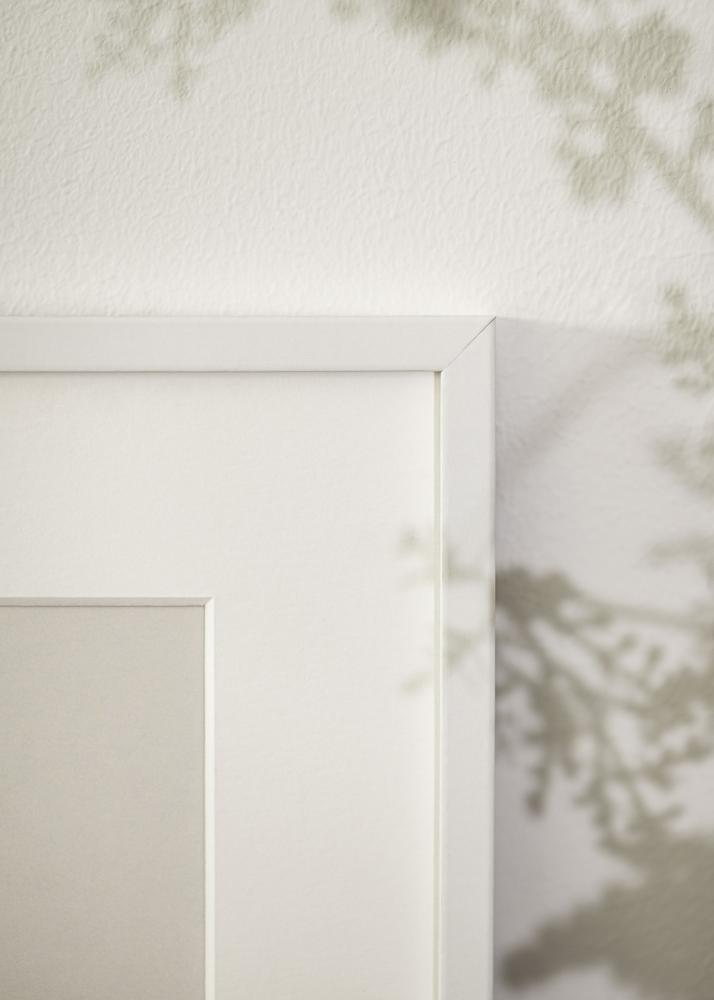 Billedramme Hvid Smal 70 x 100 cm