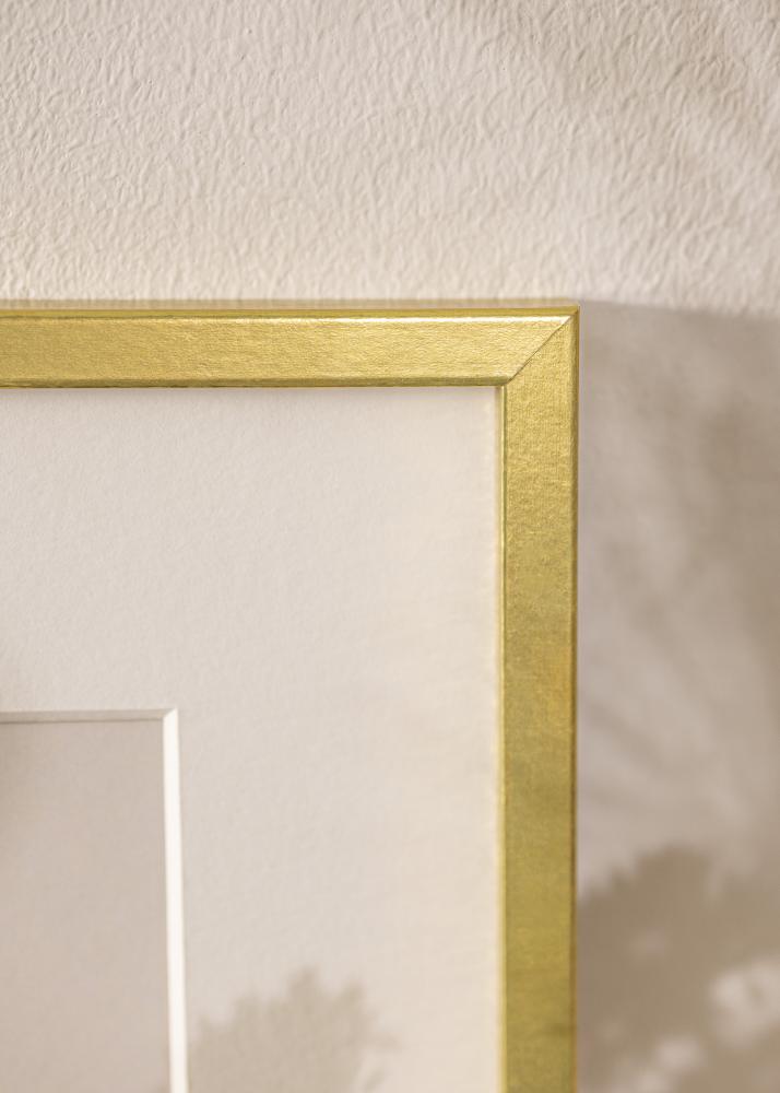 Billedramme Guld Smal 70 x 100 cm