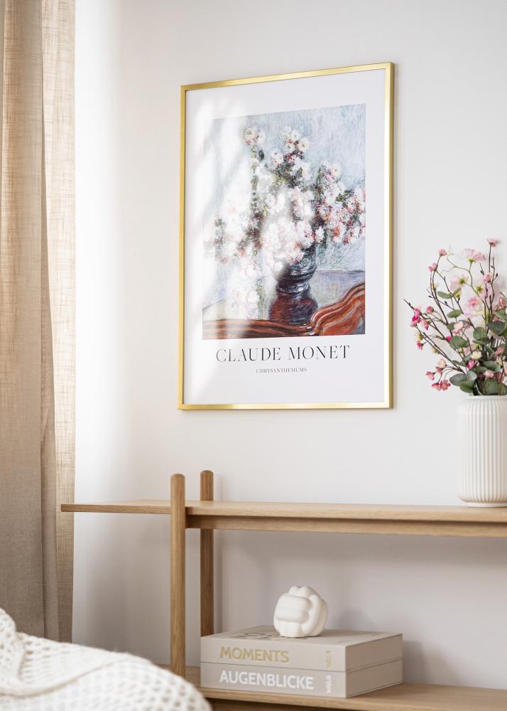 Billedramme Guld Smal 70 x 100 cm