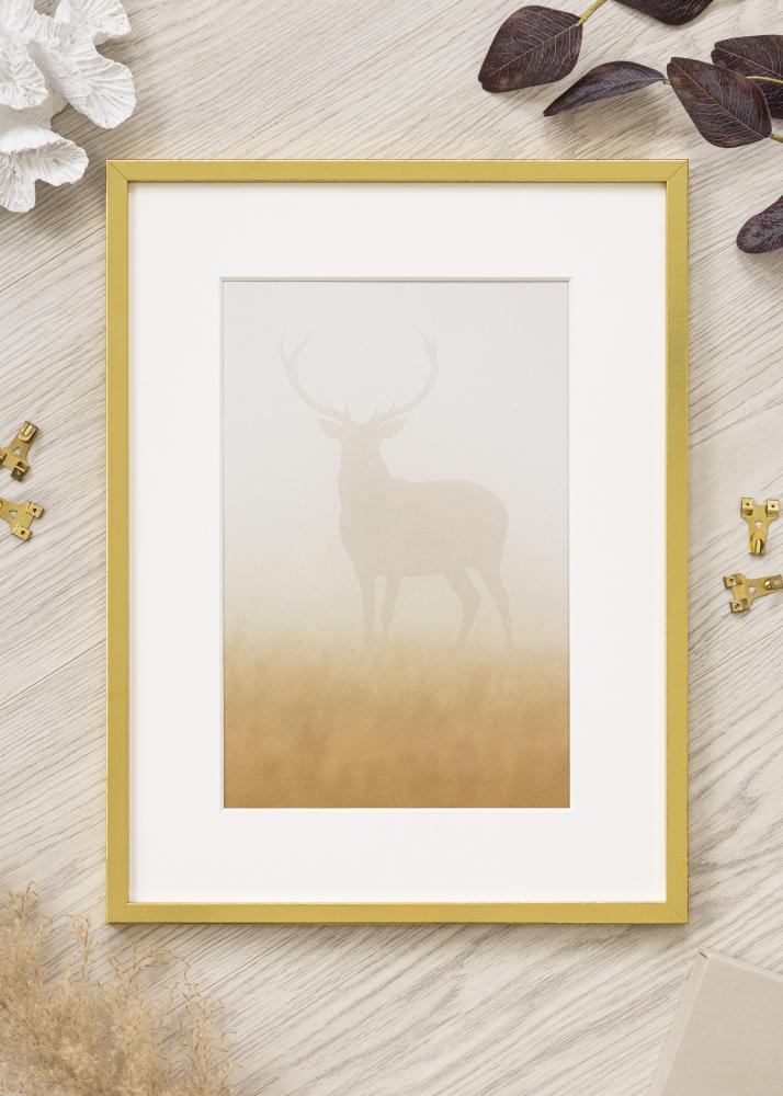 Billedramme Guld Smal 70 x 100 cm