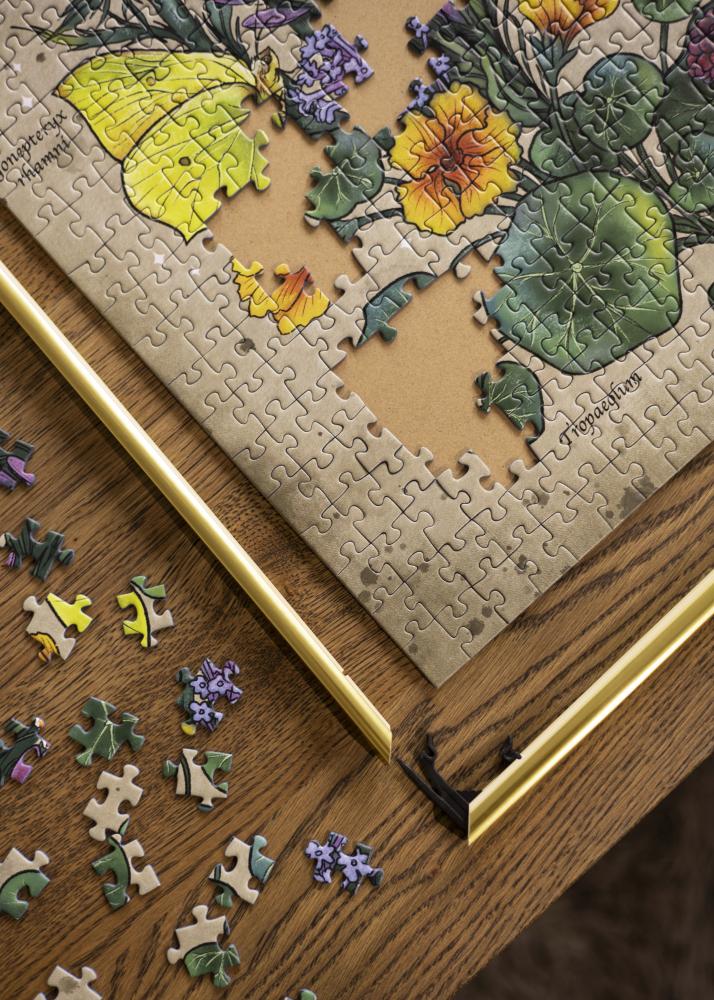 Puslespilsramme Guld 50x70 cm