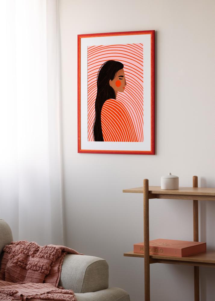 Ramme Cornwall Akrylglas Rød 30x45 cm