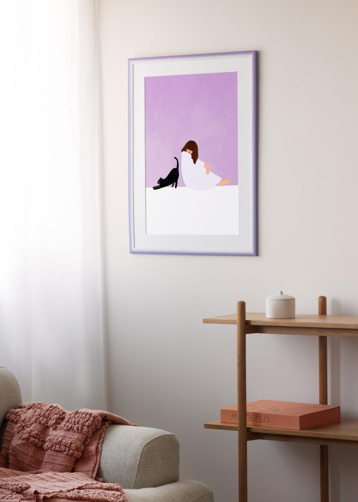 Ramme Cornwall Akrylglas Lyselilla 40x50 cm