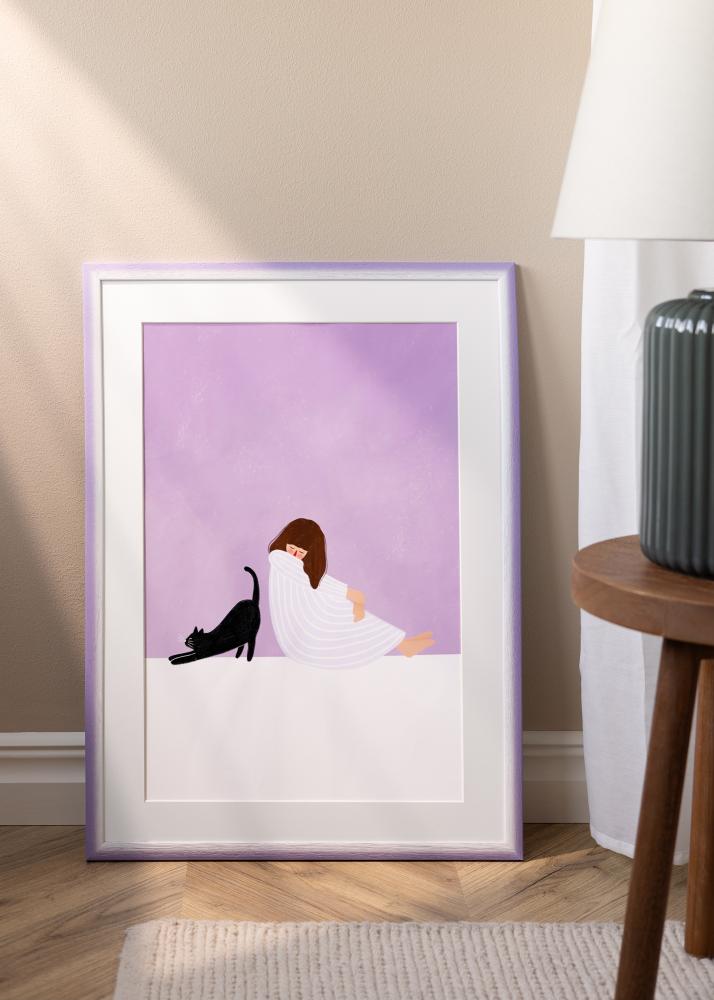 Ramme Cornwall Akrylglas Lyselilla 40x50 cm