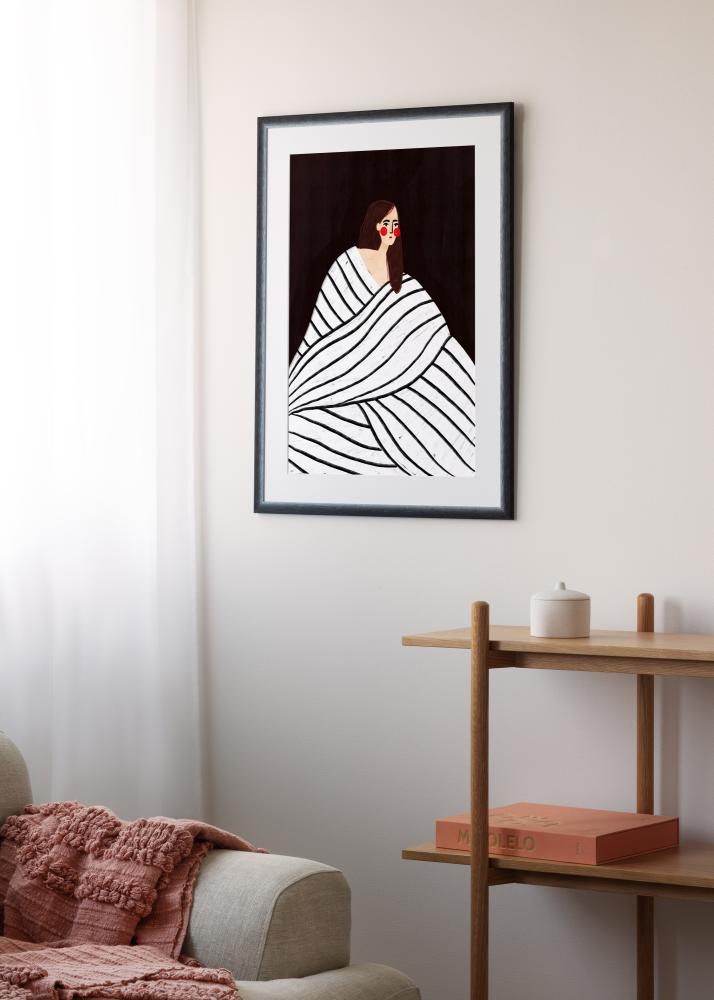 Ramme Cornwall Akrylglas Sort 70x100 cm