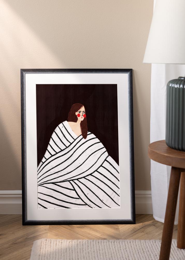 Ramme Cornwall Akrylglas Sort 70x100 cm