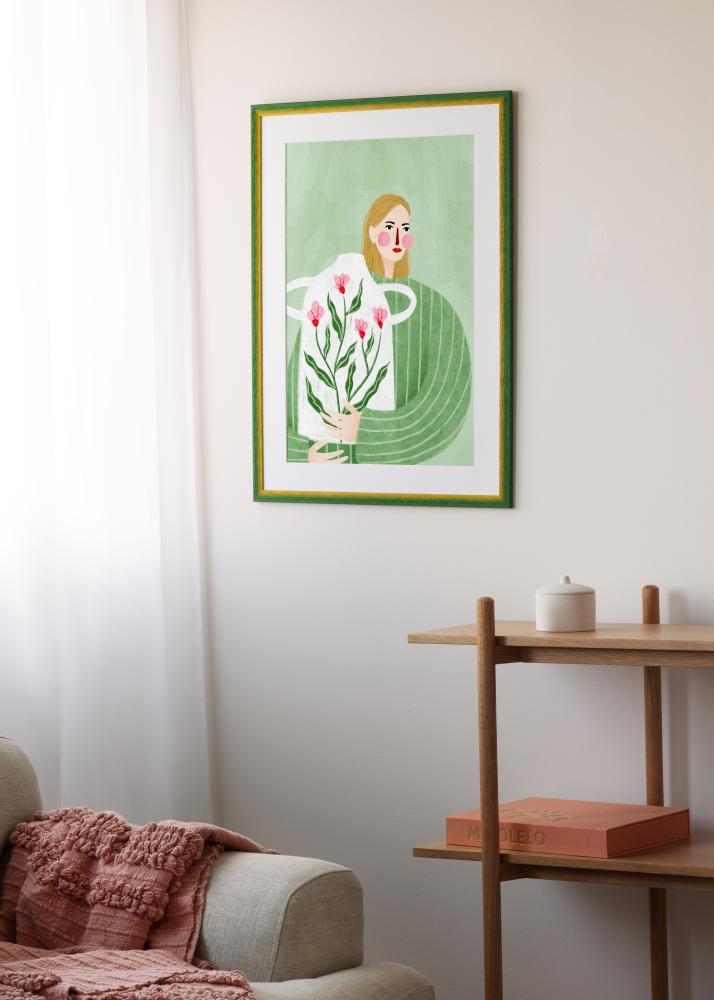 Ramme Cornwall Akrylglas Grøn 30x45 cm