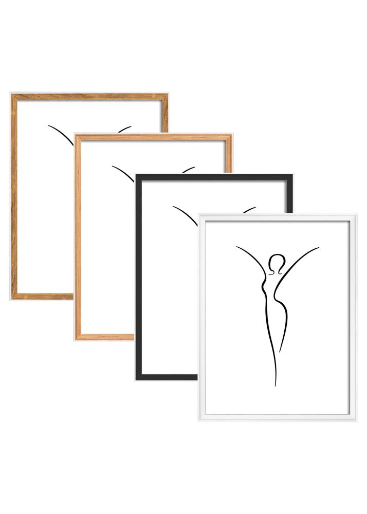 Ramme Silhouette Hvid 40x50 cm