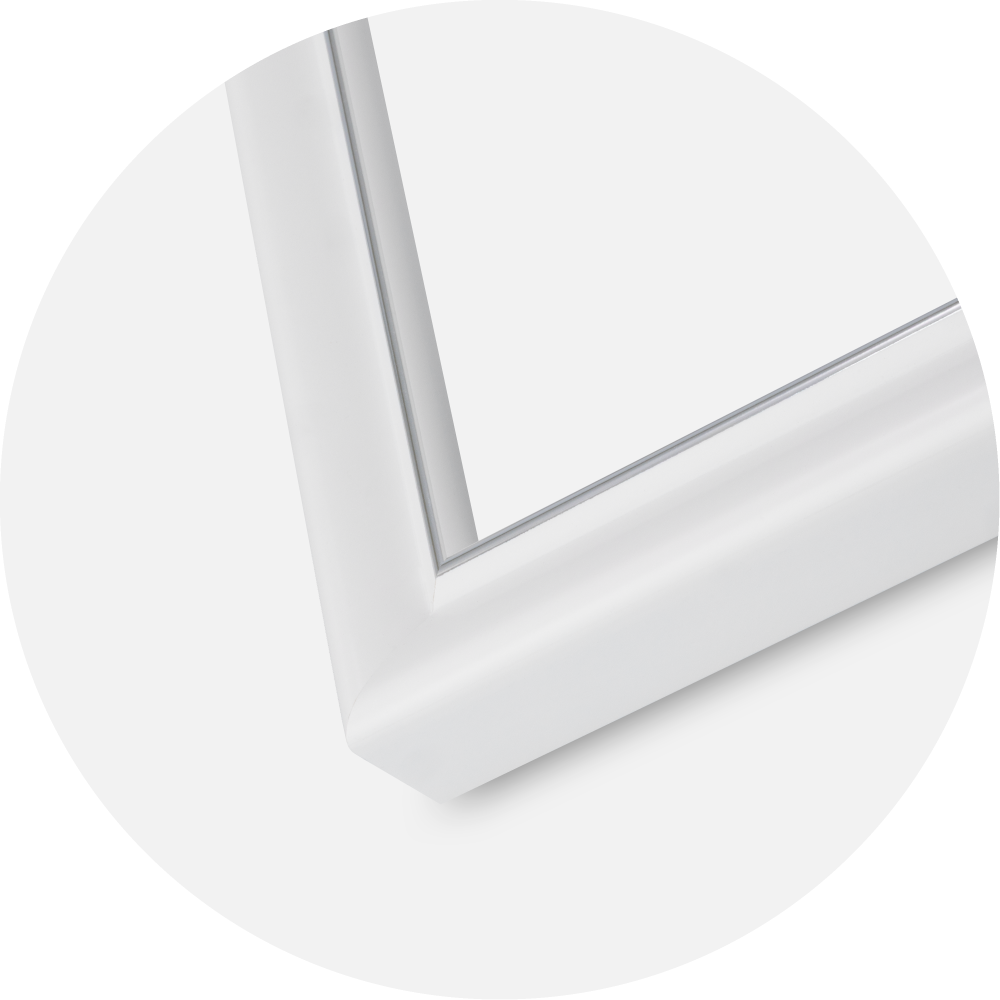 Ramme Canterbury Akrylglas Hvid 40x40 cm