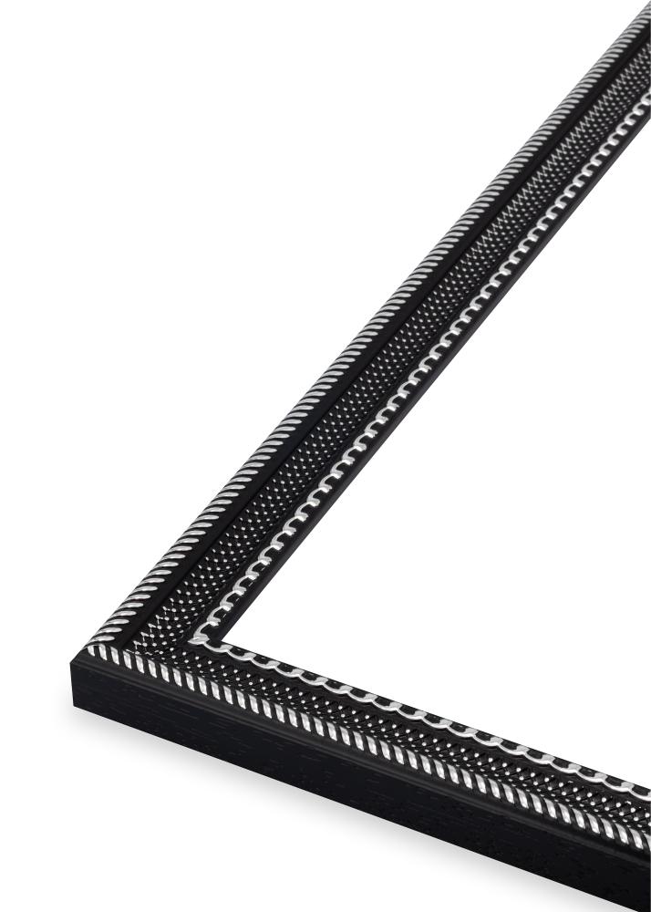 Ramme Trellis Akrylglas Vintage Black 40x40 cm